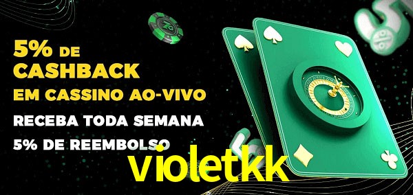 Promoções do cassino ao Vivo violetkk